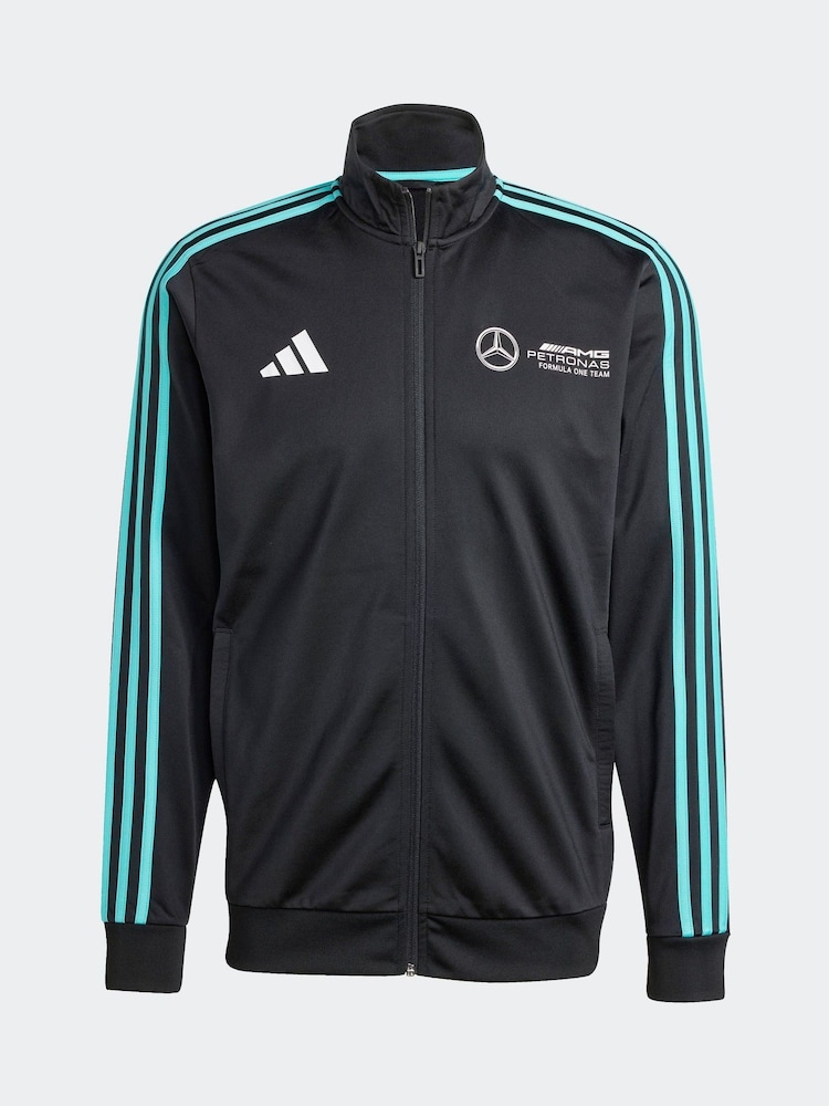 adidas Black Mercedes Petronas Formula One Team Track Top - Image 7 of 7