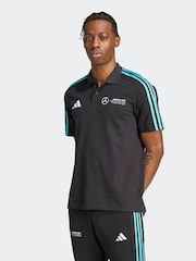 adidas Black Mercedes Petronas Formula One Team Polo Shirt - Image 1 of 8