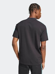 adidas Black Mercedes Petronas Formula One Team Polo Shirt - Image 2 of 8