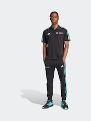 adidas Black Mercedes Petronas Formula One Team Polo Shirt - Image 4 of 8