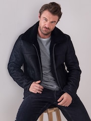 Lakeland Leather Harrier Pilotenjacke aus Lammfell - Bild 3 von 9