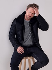 Lakeland Leather Harrier Pilotenjacke aus Lammfell - Bild 9 von 9