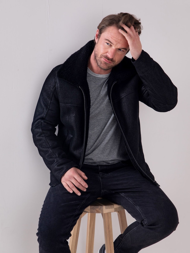 Lakeland Leather Harrier Pilotenjacke aus Lammfell - Bild 9 von 9