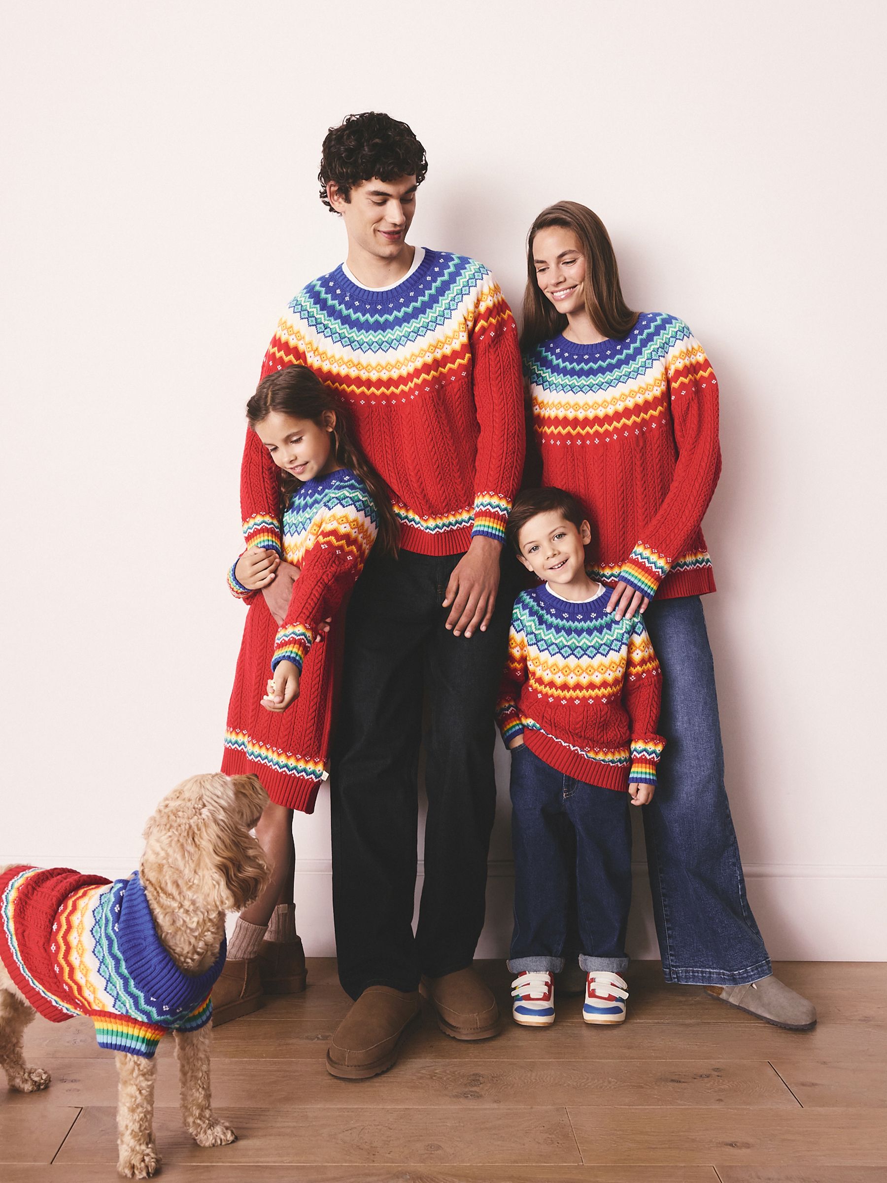 Buy Little Bird by Jools Oliver Bright Rainbow Adult Fairisle