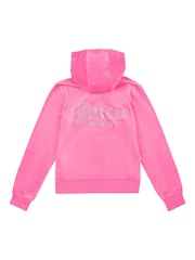 Juicy Couture Light Purple Diamanté Zip Through Hoodie - Image 6 of 7