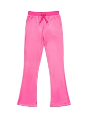 Juicy Couture Purple Girls Diamanté Bootcut Joggers - Image 5 of 7