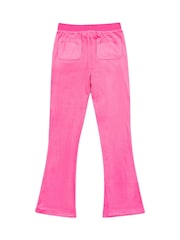 Juicy Couture Purple Girls Diamanté Bootcut Joggers - Image 6 of 7
