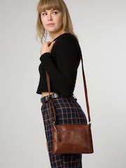 Conkca 'Blossom' Leather Cross-Body Bag - Image 1 of 6