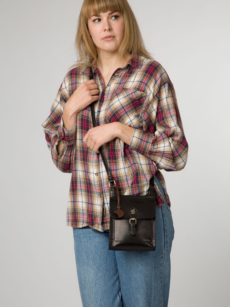 'Bryony' Leather Cross Body Bag - Image 1 of 5