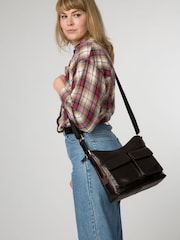 'Aimee' Leather Shoulder Bag - Image 1 of 6