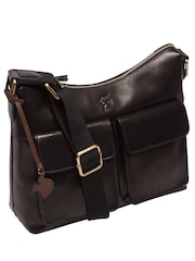 'Aimee' Leather Shoulder Bag - Image 3 of 6