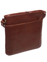 Braun - 'Sable' Leather Cross Body Bag - Bild 5 von 6