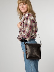 'Rose' Leather Cross Body Bag - Image 1 of 7