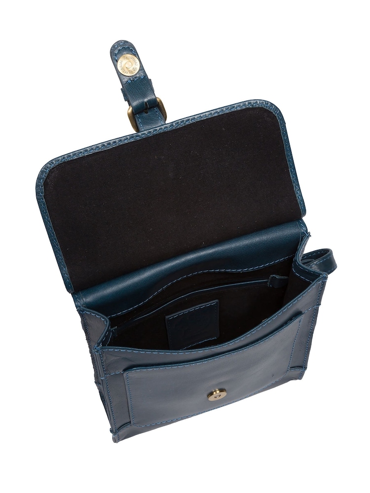 'Bryony' Leather Cross Body Bag - Image 4 of 5