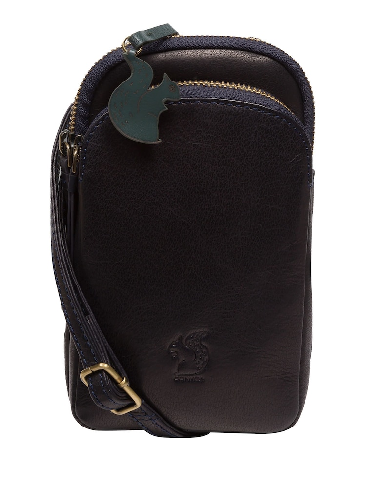 'Leia' Leather Cross-Body Phone Bag - Image 2 of 6