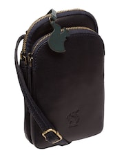 'Leia' Leather Cross-Body Phone Bag - Image 3 of 6