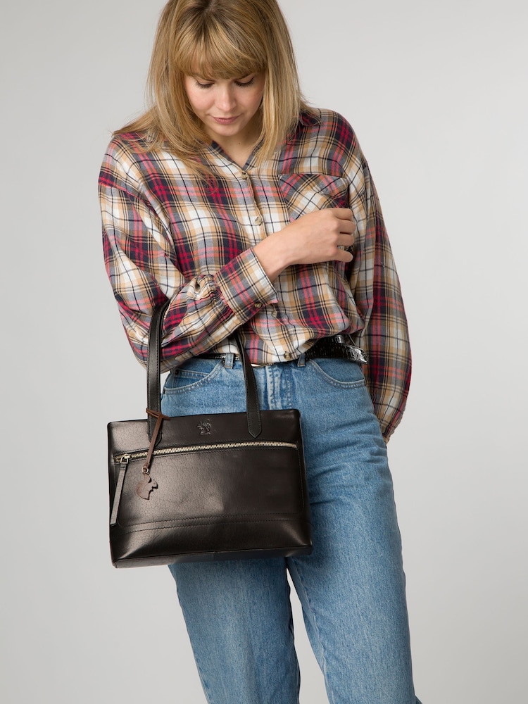 'Coral' Leather Handbag - Image 1 of 7