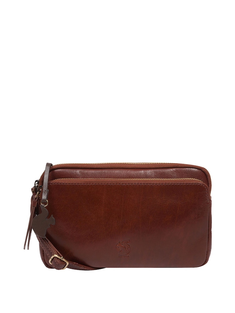 'Birdie' Leather Cross Body Bag - Image 2 of 5