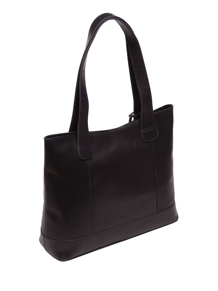 'Little Patience' Leather Tote Bag - Image 4 of 7