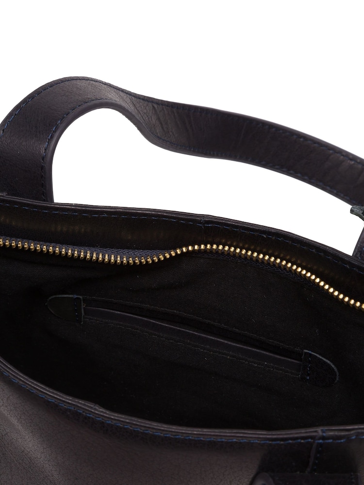 'Little Patience' Leather Tote Bag - Image 7 of 7