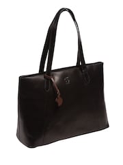 'Enola' Leather Tote Bag - Image 3 of 7