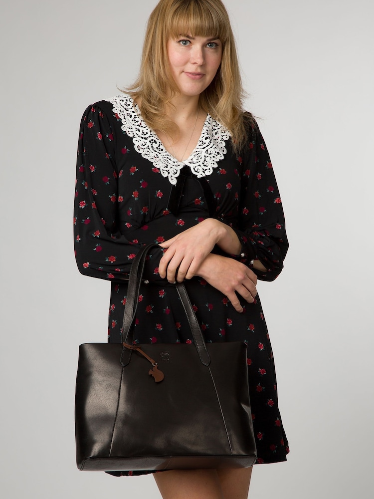 'Enola' Leather Tote Bag - Image 7 of 7