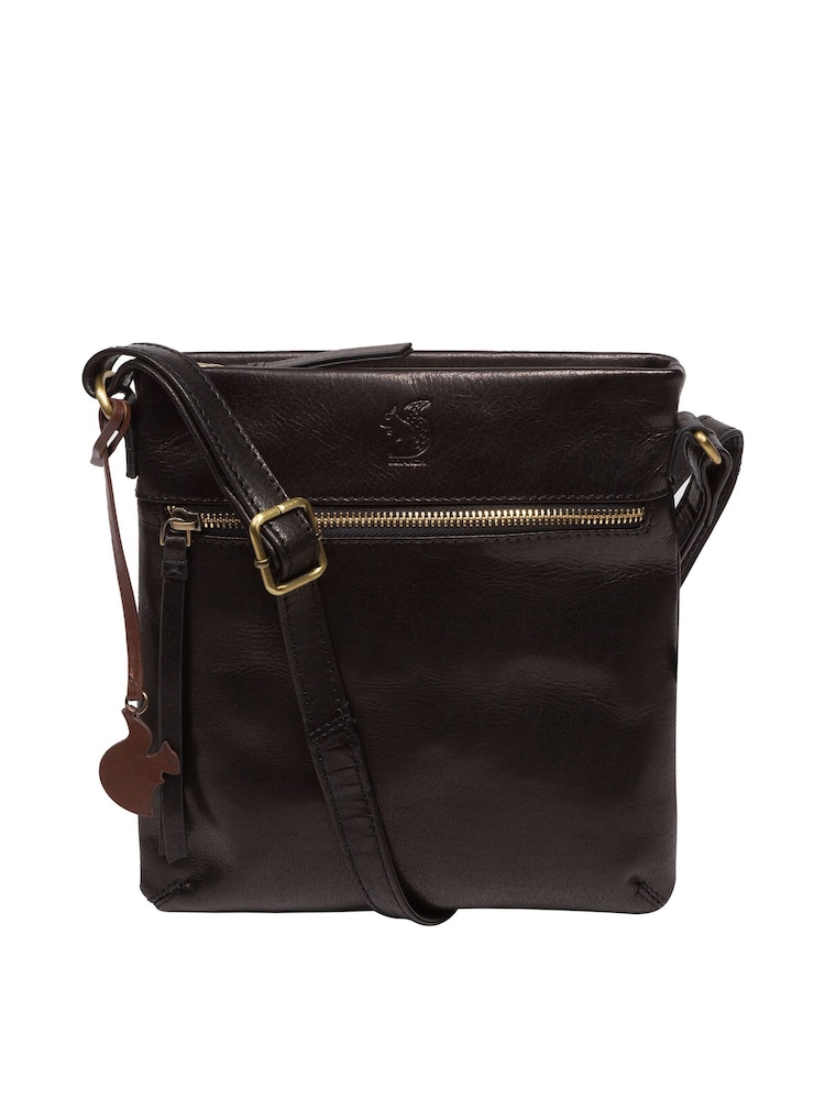 'Sable' Leather Cross Body Bag - Image 2 of 7