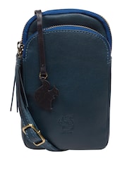 'Leia' Leather Cross-Body Phone Bag - Image 2 of 7
