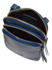 'Leia' Leather Cross-Body Phone Bag - Image 4 of 7
