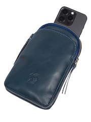 'Leia' Leather Cross-Body Phone Bag - Image 6 of 7