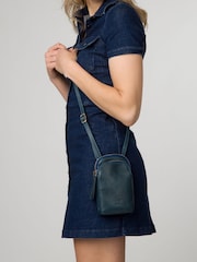 'Leia' Leather Cross-Body Phone Bag - Image 7 of 7