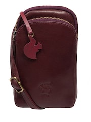 'Leia' Leather Cross-Body Phone Bag - Image 2 of 7
