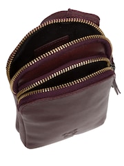 'Leia' Leather Cross-Body Phone Bag - Image 4 of 7