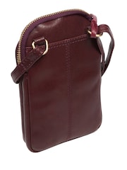'Leia' Leather Cross-Body Phone Bag - Image 5 of 7