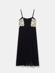 Mint Velvet Black Crochet Maxi Dress - Image 8 of 8