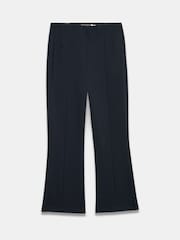 Mint Velvet Blue Kick Flare Cropped Trousers - Image 7 of 9