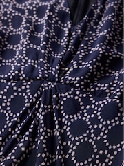 Mint Velvet Blue Geo Print Maxi Dress - Image 7 of 7