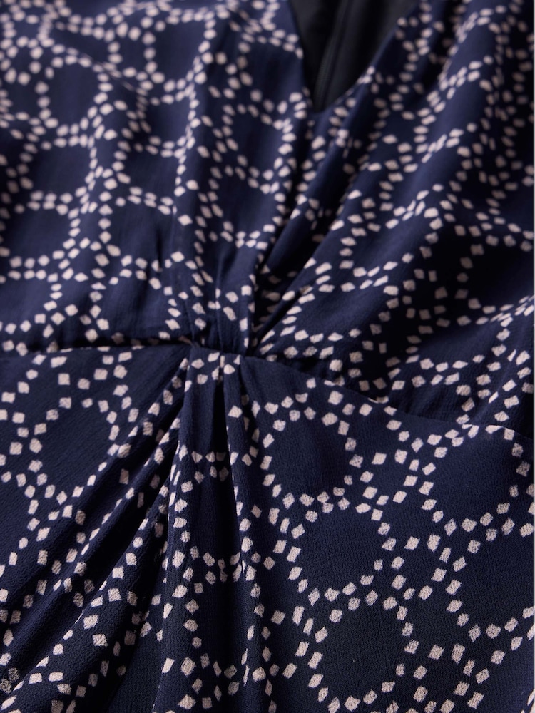 Mint Velvet Blue Geo Print Maxi Dress - Image 7 of 7