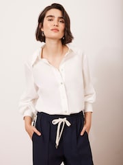 Mint Velvet White Pintuck Detail Shirt - Image 2 of 8