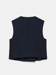 Mint Velvet Blue Button Detail Waistcoat - Image 8 of 8
