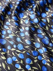 Mint Velvet Blue Floral Print Slip Skirt - Image 8 of 8