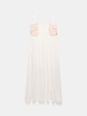 Mint Velvet Pink Crochet Trim Maxi Dress - Image 8 of 8