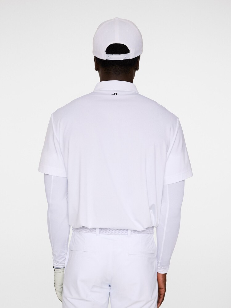 J.Lindeberg White Golf Bridge Polo Shirt - Image 2 of 6