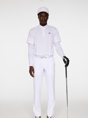 J.Lindeberg White Golf Bridge Polo Shirt - Image 3 of 6