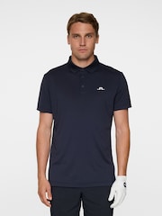 J.Lindeberg Navy Golf Bridge Polo Shirt - Image 1 of 6