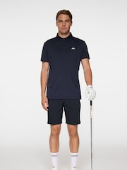 J.Lindeberg Navy Golf Bridge Polo Shirt - Image 3 of 6