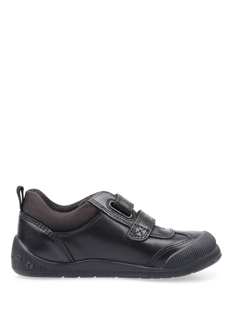 Start-Rite Tickle Black Leather First School Shoes - Image 2 of 5