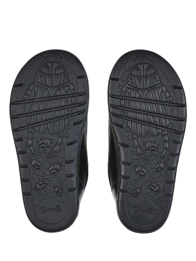 Start-Rite Tickle Black Leather First School Shoes - Image 5 of 5