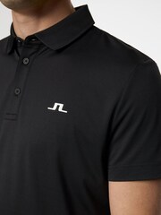 J.Lindeberg Black Golf Bridge Polo Shirt - Image 5 of 6