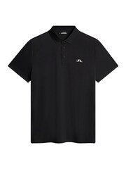 J.Lindeberg Black Golf Bridge Polo Shirt - Image 6 of 6